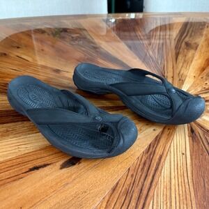 Mens KEEN Black Sandals Water Shoes Flip Flops Comfort Walking Summer Size 9